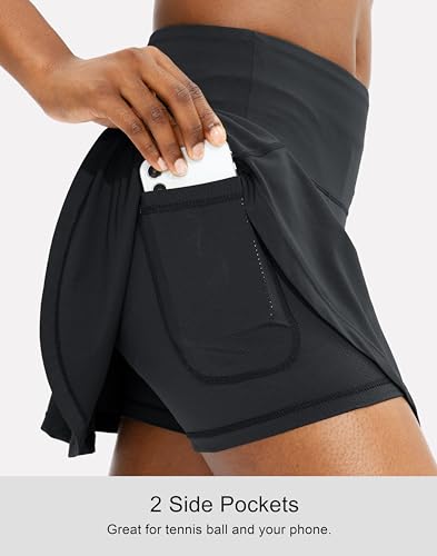 413ZPoLsJHL.jpg Pleated Tennis Skirt for Women with 4 Pockets Women's High Waisted Athletic Golf Skorts Skirts for Running Casual