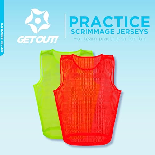 414fnHwf3NL.jpg Scrimmage Vest Pinnies 12pk in Red and Blue – Youth, Teens and Adult Sizes – Nylon Mesh Jerseys for Any Sport
