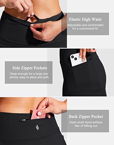 415BegF8GSL.jpg 19" Golf Skorts Skirts for Women Zipper Pockets Knee Length Skort Women's High Waist Athletic Tennis Skirt
