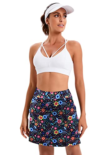 415FNE83HL.jpg Women's Active Athletic Skort Lightweight Tennis Skirt Perfect for Running Training Sports Golf