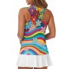 415hvuFjLgL.jpg Women's Golf Shirts Sleeveless V Neck Tennis Tank Tops Racerback with Collar Quick Dry Athletic T Shirt XS-2XL