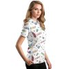 417WBu8APfL.jpg Funny Golf Shirts for Women Short Sleeve Quick Dry Tennis Shirts Athletic Tops for Yoga Tennis