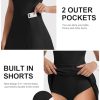 41B0H6waRQL.jpg Tennis Dress Golf Dress for Women, Athletic Dress with Built in Shorts and Pockets for Sleeveless Workout Active Dresses