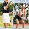41C7bI7nciL.jpg Women's Tennis Skirt Shorts High Waisted Golf Skorts with Pockets Workout Athletic Casual Outfit Clothes