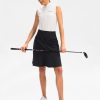 41E48M4oiTL.jpg Skorts Skirts for Women with 5 Pockets 20" Knee Length Golf Skirt Modest Long Tennis Athletic Skirts for Women