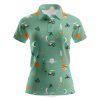 Womens Golf Shirt Funny Golf Shirts for Woman Short Sleeve Shirts for Tennis