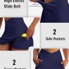 41G9YC0JvdL.jpg Golf Skirts for Women Crossover High Waisted Athletic Skirt Skorts Stretchy Golf Skirt with Shorts and 4 Pockets