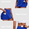 41GFPIs9qHL.jpg Womens Tennis Skirt with Shorts Pleated Golf Skirt High Waist Pickleball Skirts Athletic Skorts with Pockets