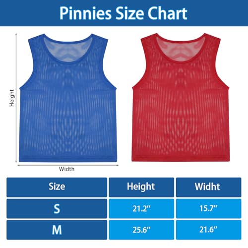 41Ga8n0BHtL.jpg Pinnies, 12 Pcs Soccer Pinnies, Mesh Practice Jersey Scrimmage Vest Team Soccer Pennies for Sports Adult/Youth Lightweight