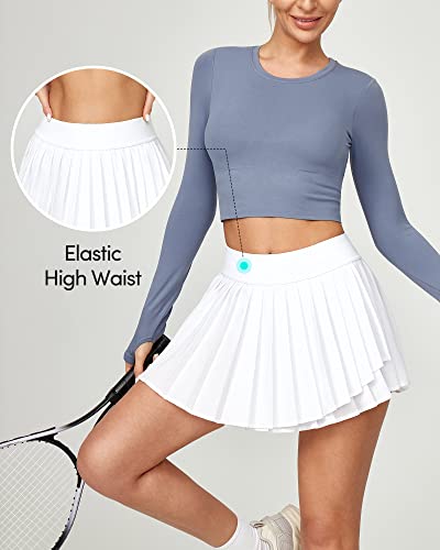 41JFRe-xKeL.jpg Tennis Skirt Pleated Skirts for Women with Pockets High Waisted Athletic Skirt Skorts for Woman Workout Golf Skort