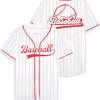 41Jw7g5eXuL.jpg Baseball Jersey for Women Baseball Shirt: Baseball Graphic Button Down Plain Tshirts Sports Active V Neck Tee Tops