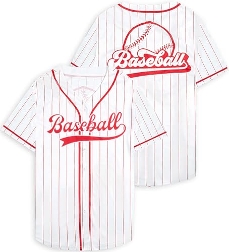 41Jw7g5eXuL.jpg Baseball Jersey for Women Baseball Shirt: Baseball Graphic Button Down Plain Tshirts Sports Active V Neck Tee Tops