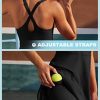 41KXn6j1mQL.jpg Womens Tennis Dress with Shorts Underneath Athletic Dress for Women Golf Dresses Summer Outfits for Workout