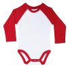 41LxjswC6YL.jpg Baby Blank Long Sleeve Raglan Baseball One piece bodysuit