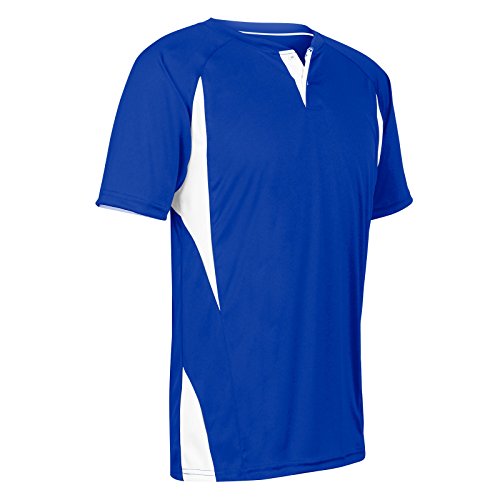 41Lzi1eQJlL.jpg Boys' Wild Card 2 Button Youth Baseball/Softball Jersey