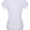 41M4dcjTuKL.jpg Womens Baseball Jersey Button Down Softball Jersey Short Sleeve Tee Hip Hop Shirt Active Team Sports Uniforms