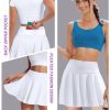 41MEHWv6-AL.jpg Women's Tennis Skirt Shorts Pleated High Waisted Golf Skorts with Pockets Workout Athletic Casual Outfit Clothes
