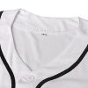 Plain Button Down Blank Baseball Jersey Short Sleeve Hipster Hip Hop T Shirts