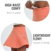 Women's Pleated Tennis Skirt Golf Skorts for Woman High Waisted Lightweight Athletic Shorts Pockets