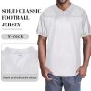 41N6eyel0dL.jpg Blank Football Jersey,Mesh Practice Plain Football Shirt 90s Hip Hop Retro Active Unisex Workout Dry-Fit Soccer Sports Tee