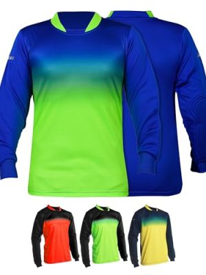 Goalkeeper Jersey for Adults | 100% Polyester Goalie Jersey with Padded Elbows | Sublimated Design for Men and Women