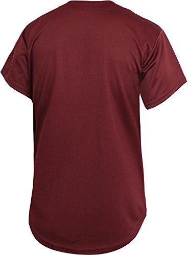 41OC6rdv2zL.jpg Mens Baseball Jersey Button Down T Shirts Hipster Plain Hip Hop 1UPA02