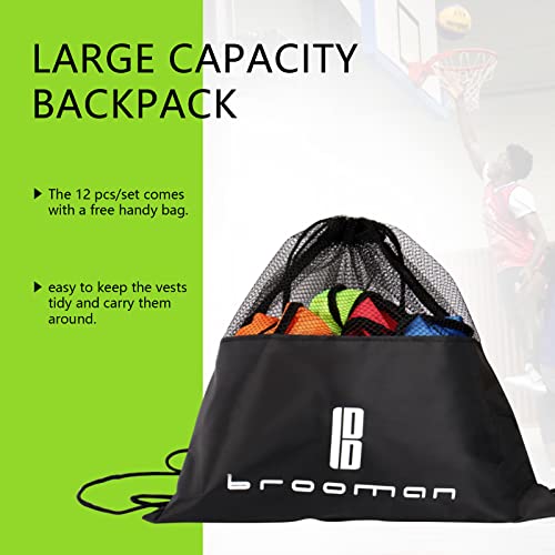 41PY05i1gxL.jpg Scrimmage Training Vest Kids Youth Adult Soccer Practice Jersey Athletic Pinnies (12 &24 Pack)