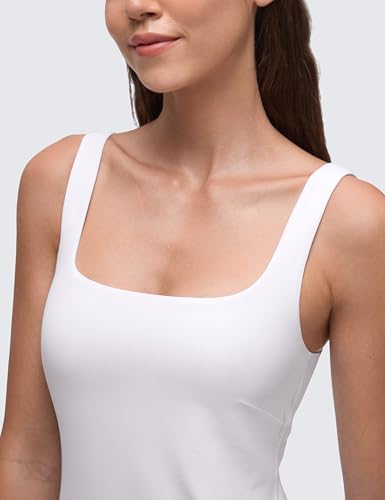 41Px8gcX4bL.jpg Butterluxe Square Neck Tennis Dresses for Women A line Mini Casual Travel Holiday Summer Outfits with Shelf Bra