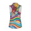 41QKmwjR4oL.jpg Women's Golf Shirts Sleeveless V Neck Tennis Tank Tops Racerback with Collar Quick Dry Athletic T Shirt XS-2XL
