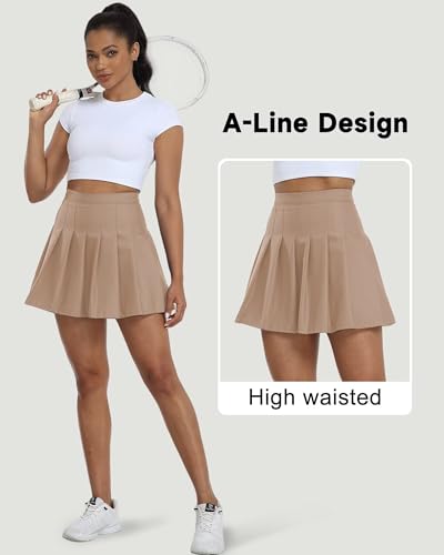 41QeGzOCf7L.jpg Pleated Skirts for Women Tennis Skirt with Shorts High Waisted Mini Skirt Athletic Golf Skirts Uniform Cheer Dress