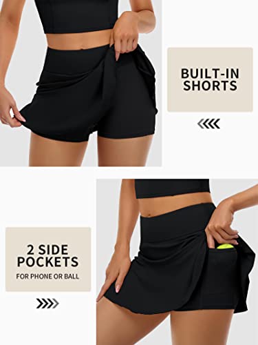 Tennis Dress for Women with Shorts and Pockets Racerback Golf Workout Outfits