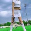 Pleated Tennis Skirts for Women with Shorts 3 Pockets Golf Athletic Skort Tummy Control for Pickleball Running