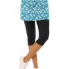Skirted Leggings for Women Tennis Golf Skorts Capris Gym Yoga Legging with Skirts