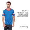 41Tc2rM9NFL.jpg Men's X-Large Sleeve Stripe Jersey, Teal/White
