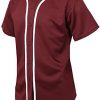 41ToixLXWCL.jpg Mens Baseball Jersey Button Down T Shirts Hipster Plain Hip Hop 1UPA02