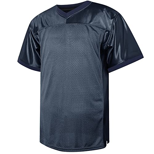 41UKRqtokUL.jpg Blank Football Jersey,90s Hip Hop Sports Mesh Practice Plain Football Shirt