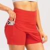 41ZEi-66VyL.jpg Women's Active Athletic Skort Lightweight Tennis Skirt for Women Summer Golf Workout Running Sports Skorts with Pocket