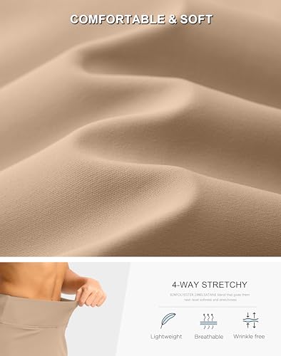 41ZlNem7UyL.jpg 16" Golf Skorts for Women High Waisted Tennis Skirt Athletic Skorts Skirts for Women Built-in Shorts with 5 Pockets