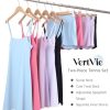 41amdQ89I7L.jpg Womens Two Pieces Tennis Dress with Separate Shorts Workout Open Back Active Golf Dresses Built-in Removable Bra