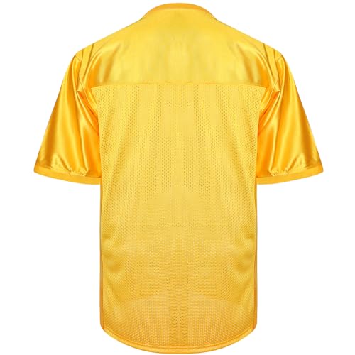 Blank Football Jersey, Sports T-Shirt Hip Hop Jersey for Party