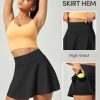 41cyetwkClL.jpg Tennis Skirts for Women High Waisted Women's Golf Skirt with Pockets Athletic Skort for Running Casual