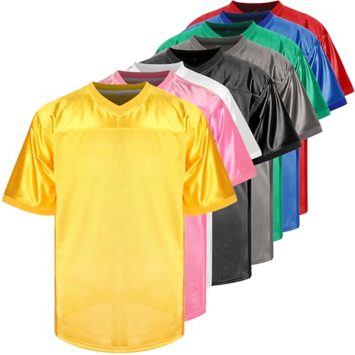 Blank Football Jersey, Sports T-Shirt Hip Hop Jersey for Party