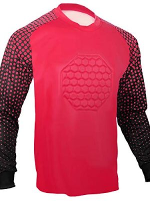 41dYkaDceCL.jpg Soccer Goalie Shirt, Padded Goalkeeper Jersey, Youth and Adult Sizes
