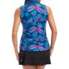 41fNWUcK9CL.jpg Quick Dry Women's Golf Shirt Sleeveless 1/4 Zip Tennis Shirts for Women Tank Top Polo Pickleball Outfits