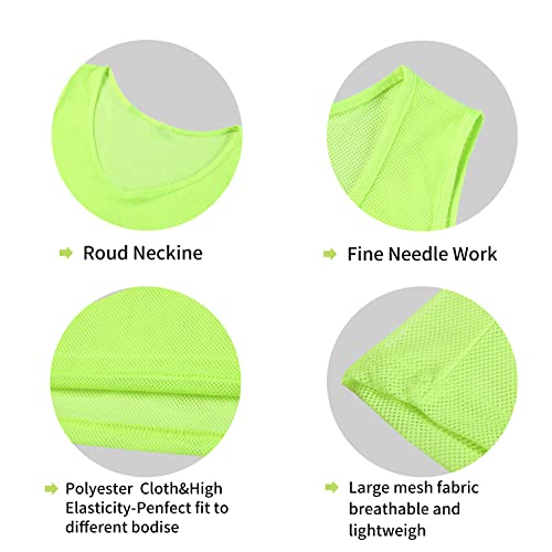 41ghJ4TFpFL.jpg 24 Pack Nylon Mesh Soccer Scrimmage Team Practice Vests Pinnies Basketball Jerseys Train Vest Adult Sport Football