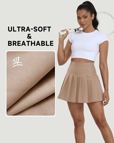 41gv4myjmRL.jpg Pleated Skirts for Women Tennis Skirt with Shorts High Waisted Mini Skirt Athletic Golf Skirts Uniform Cheer Dress