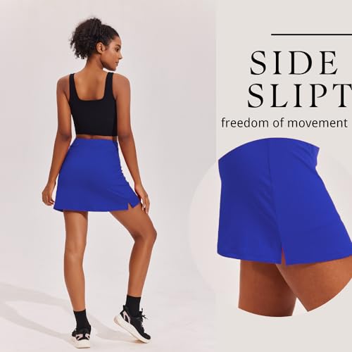 41hn1iUryeL.jpg Golf Skirts for Woman with Pockets Silicone Grippers Tennis Skirt Inner Shorts Athletic Pickleball Running Skort