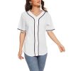 41jGwiXXx0L.jpg Family Matching Outfits Baseball Shirts Mommy and Me Daddy Summer Sports Casual Short Sleeve T-Shirt