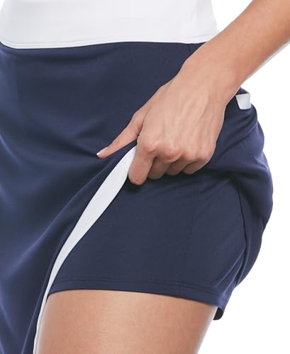 41k8TgmMJbL.jpg Women's 16" Color Block Wrap Moisture Wicking Golf Skort