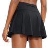 41kHrV6-1L.jpg Pleated Tennis Skirt for Women with 4 Pockets Women's High Waisted Athletic Golf Skorts Skirts for Running Casual